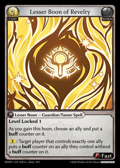 Lesser Boon of Revelry / RDOP-038 (R)