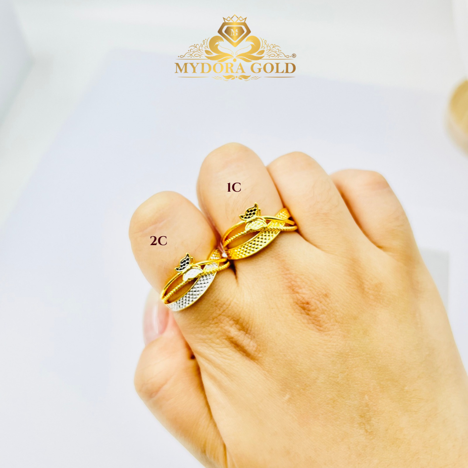 MYDORA Cincin Silang Butterfly Grace (5G) l EMAS 916/22K