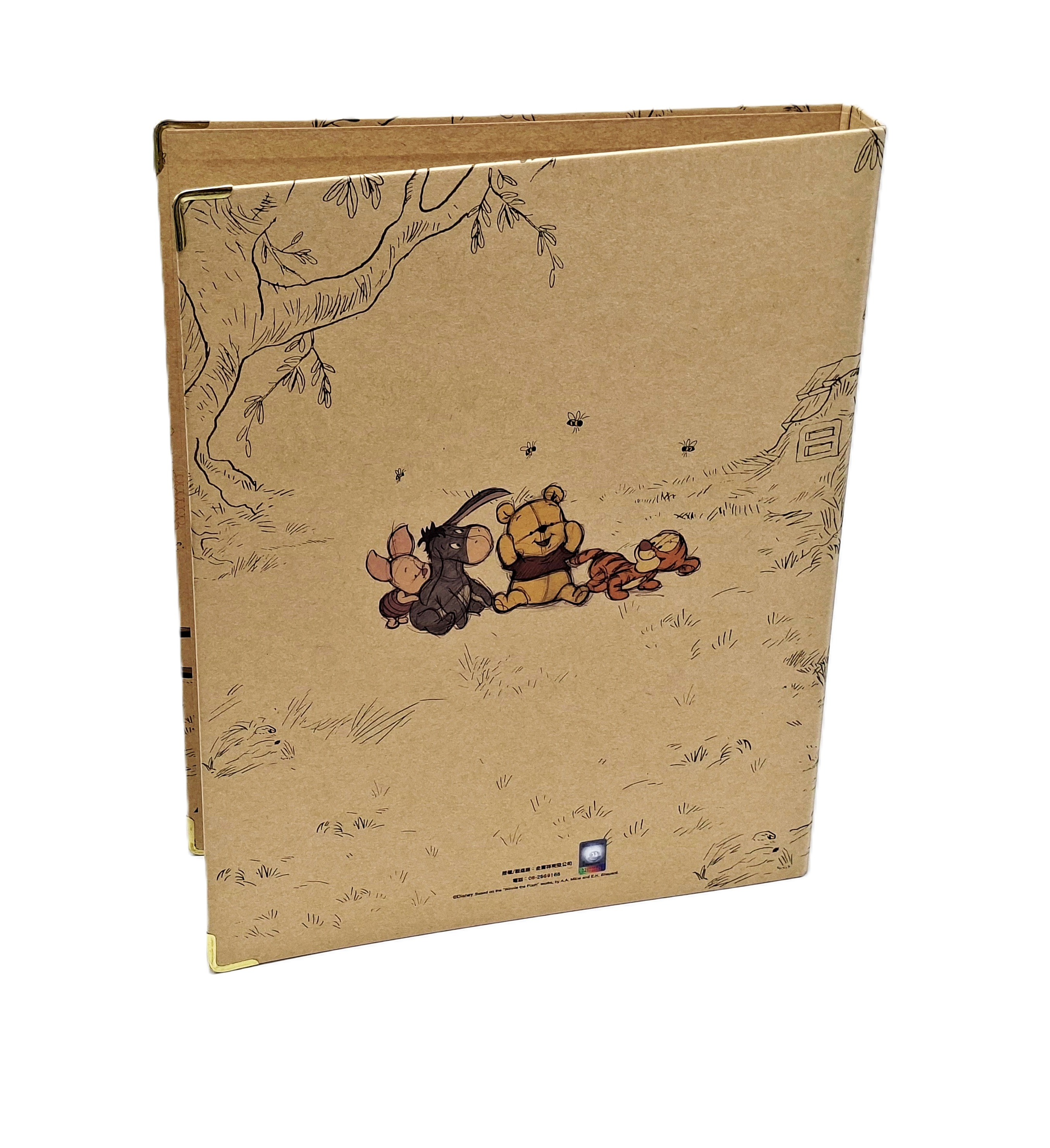 精裝4孔夾 Winnie the Pooh 維尼熊 (DPAC-41301B)