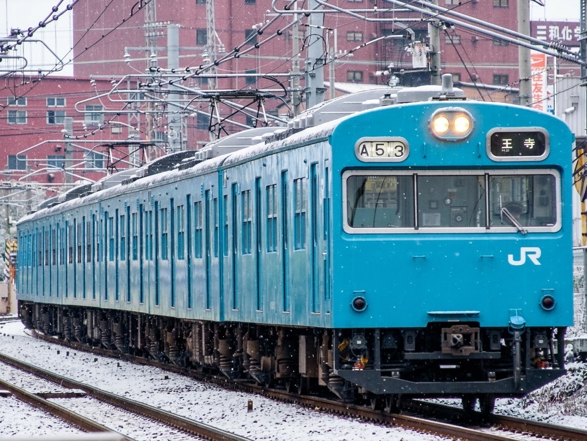 TOMIX 98495 + 98496 JR 103系通勤電車（JR西日本仕様・黒サッシ・スカイブルー）6両編組