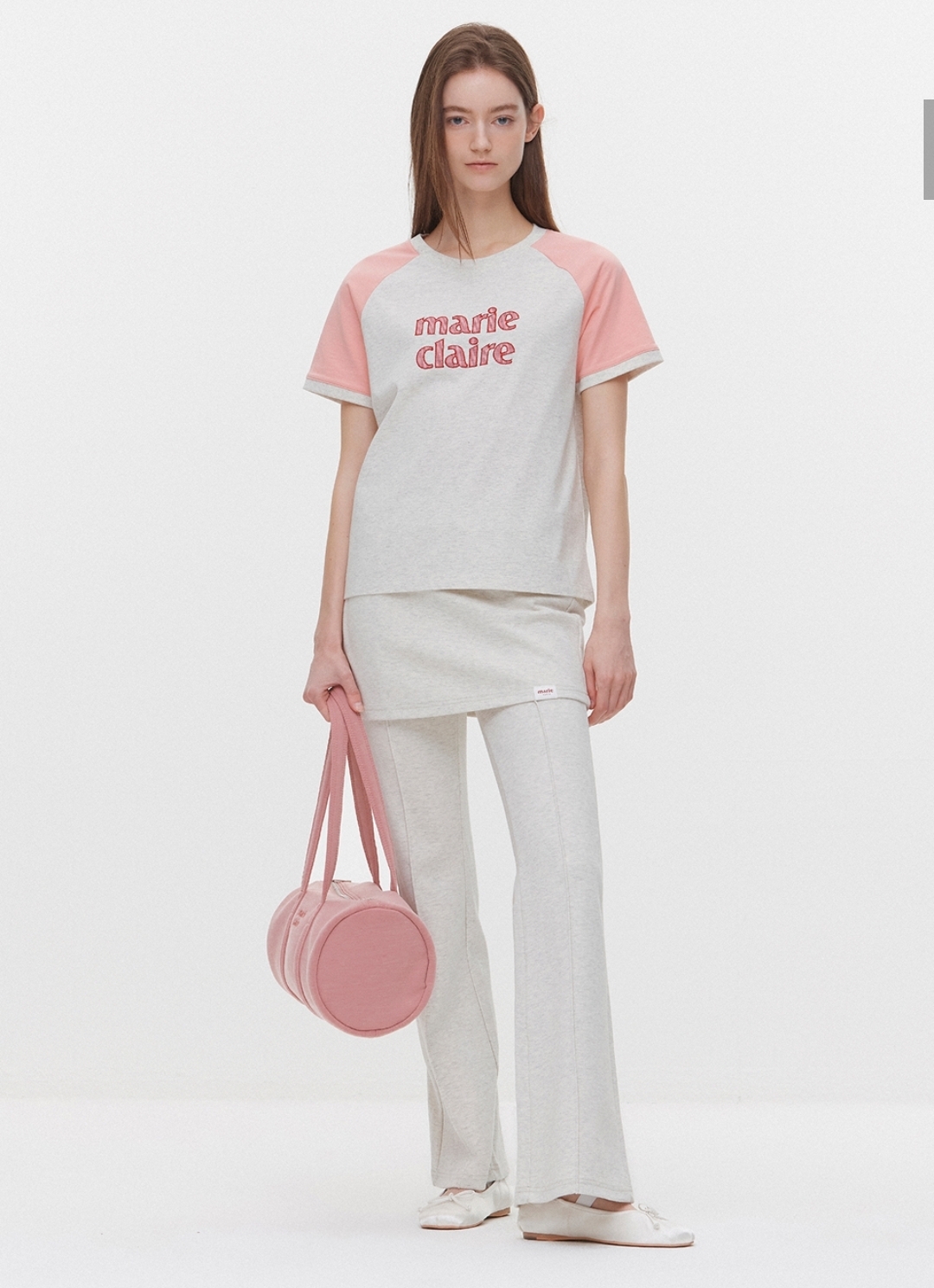 Red Velvet Seulgi 著用款｜Marie Claire 拼色牛角Tee