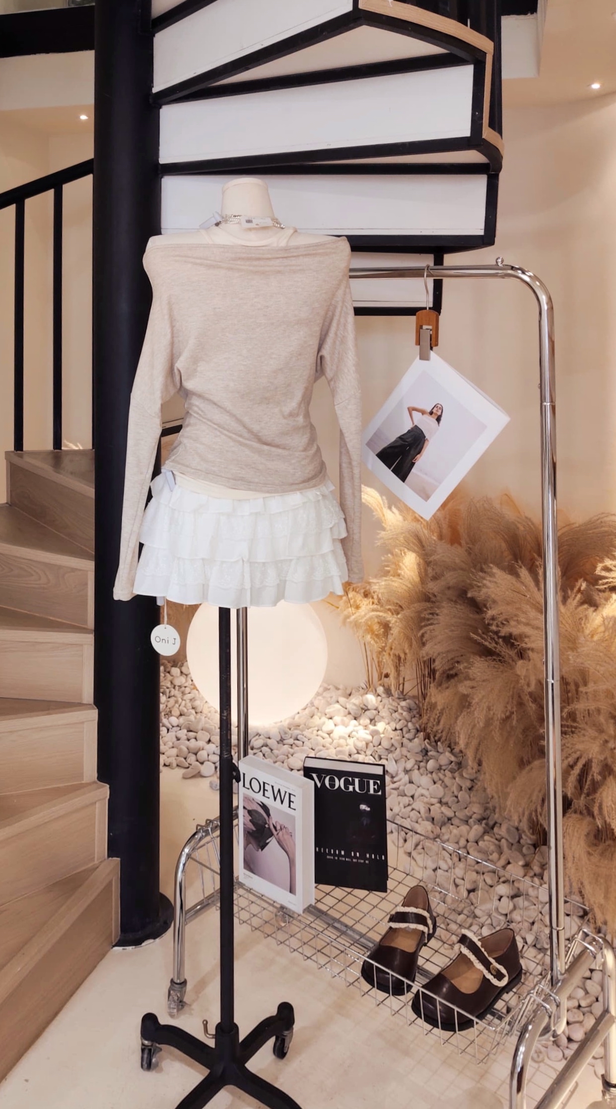 韩系假两件上衣