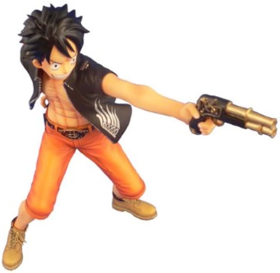 PLEX 日版 海賊王 D.P.C.F 路飛 三銃士 (槍手）ver. PVC figure 