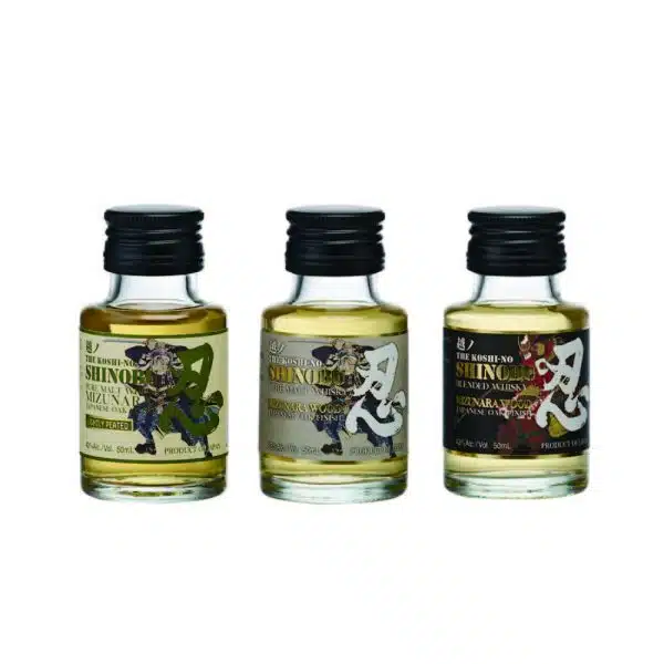 忍迷你酒組  SHINOBU Miniature Selection Gift Set 43% 50ml x 3 bottles