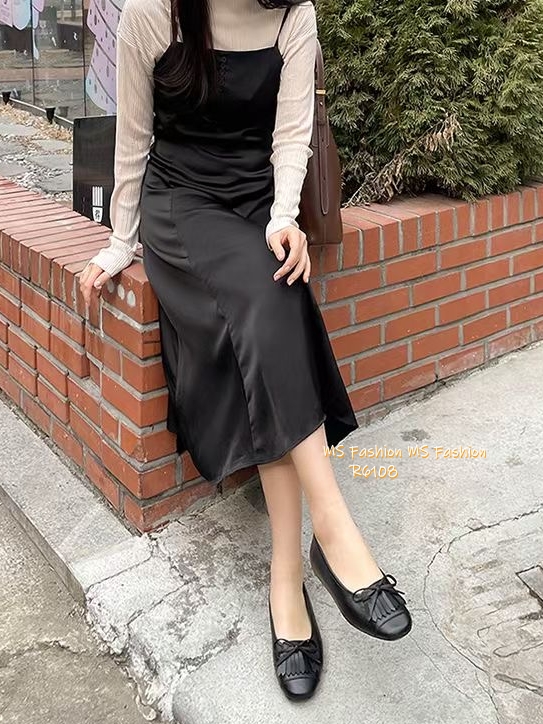 R6108 韓國🇰🇷真皮soso蝴蝶結鞋仔