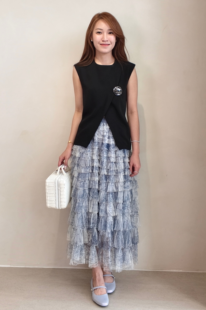 975 Rosalie Layered Tulle Skirt