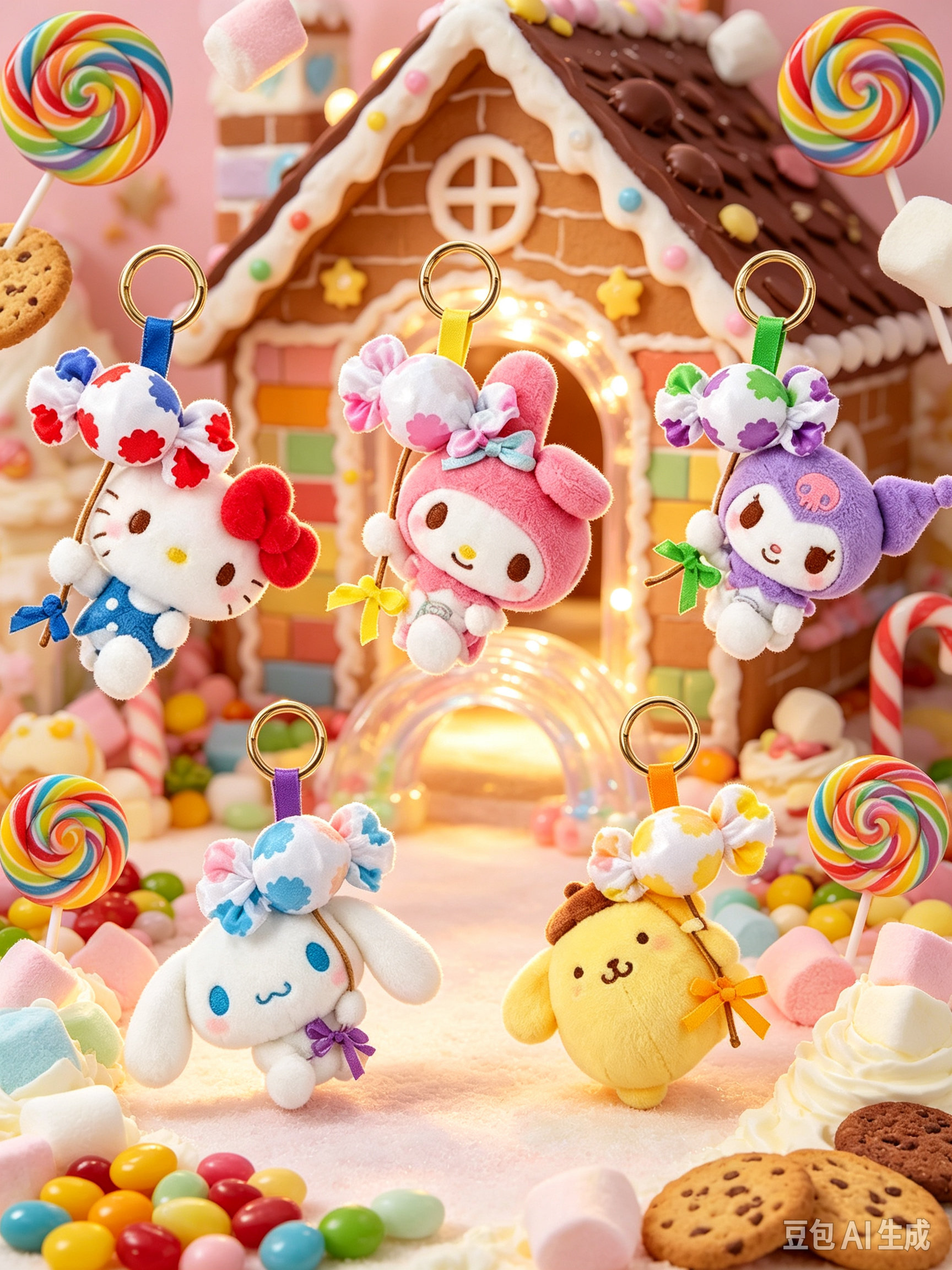 [3月尾到貨]❗️早鳥預訂中 不二家milky×Sanrio 系列公仔掛飾