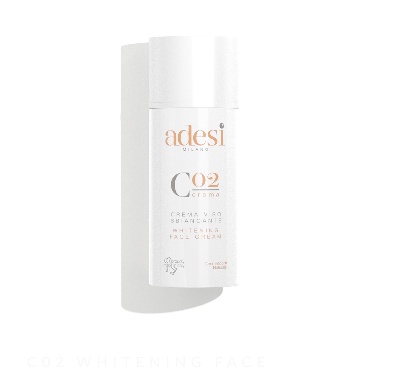 C02 天然美白乳霜 100ml    adesi 意大利🇮🇹貴婦級天然有機品牌 【於直播優惠期內購買 S01抗痘平衡精華/ S02 強效美白精華／C01  24小時抗老緊緻面霜 / C02 天然美白乳霜/ C04 防曬SPF50】 即可用$100加購下列三款產品其中一款 , 購買一支可加購一支，多買加購限額越多