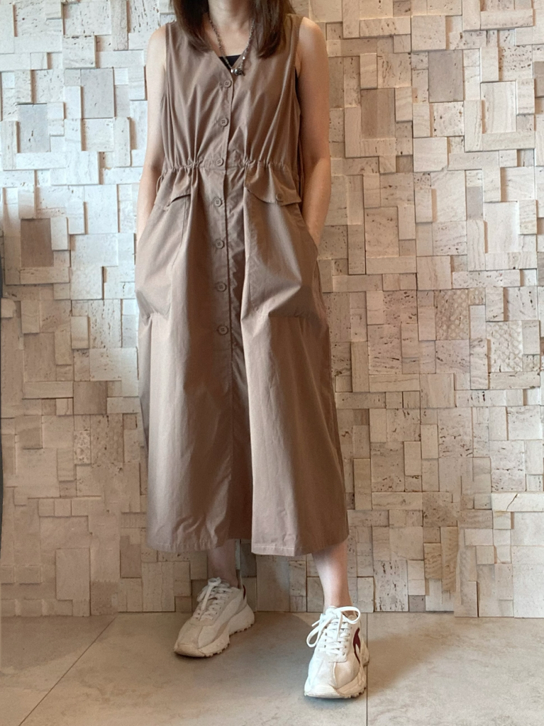 S00353 棉布工風背心Op 🔆