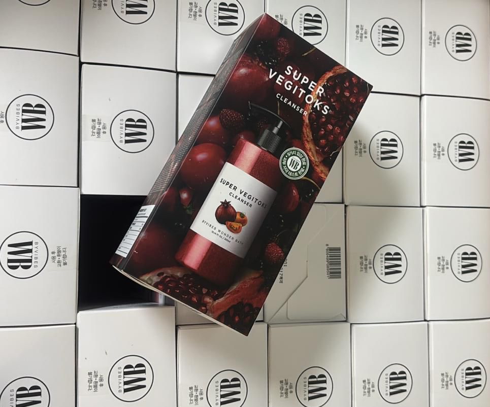 WONDER BATH 紅色款果蔬潔面乳