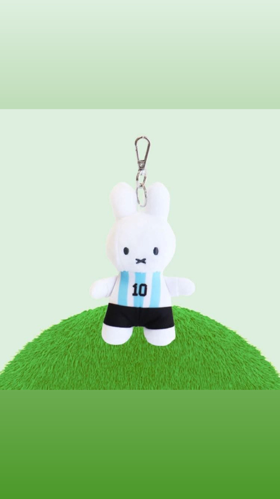 新登場 [韓國直送] 26年世界盃限定 Miffy/Melanie公仔掛件匙扣 