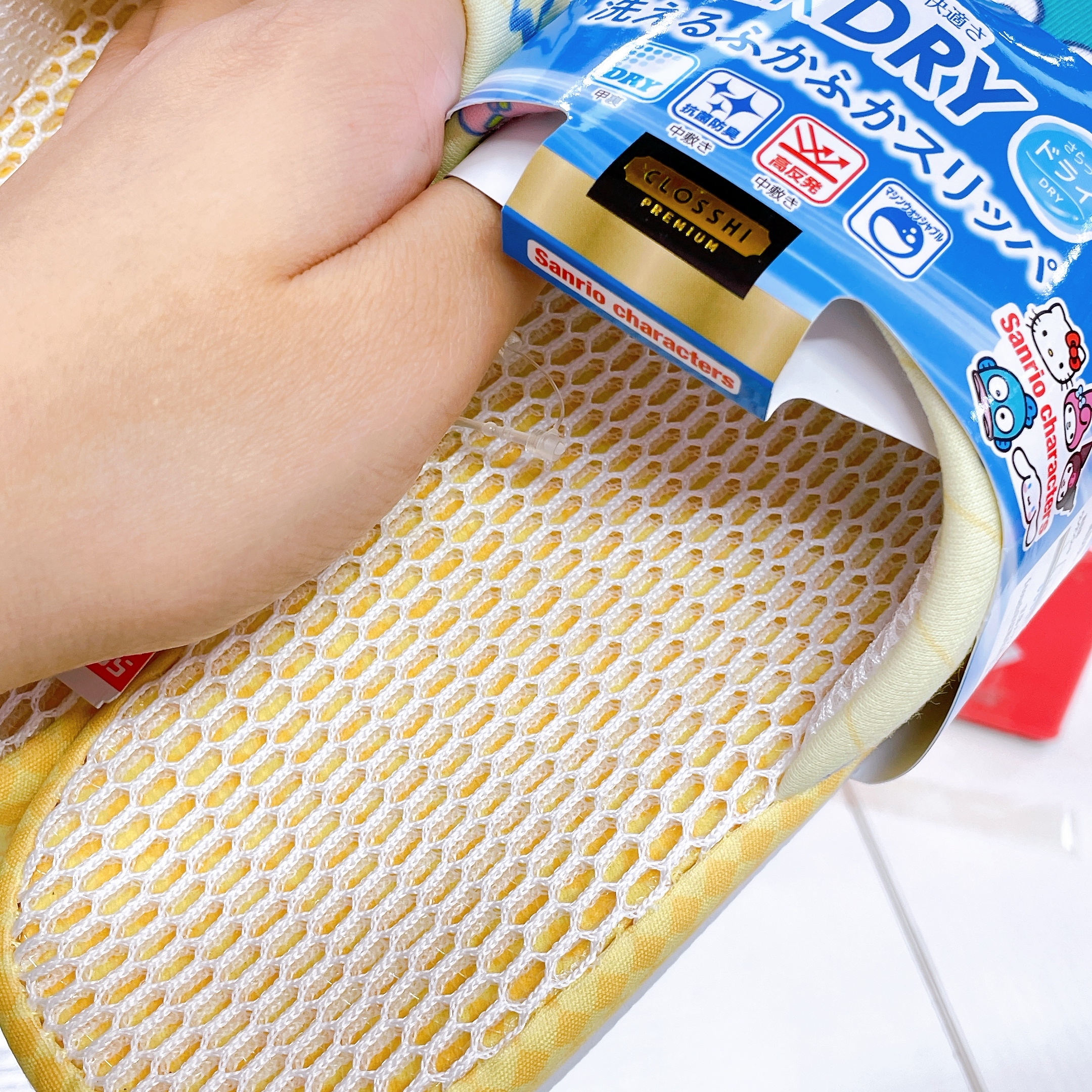 日本直送Sanrio水怪超透氣家居拖鞋23至25 cm
