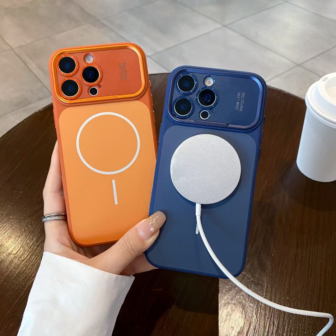 iPhone 16 Pro/ 16 Pro Max 原机精孔MagSafe磁吸壳 | 镜头全包防护 | 软边硬背 | 独立相机按键