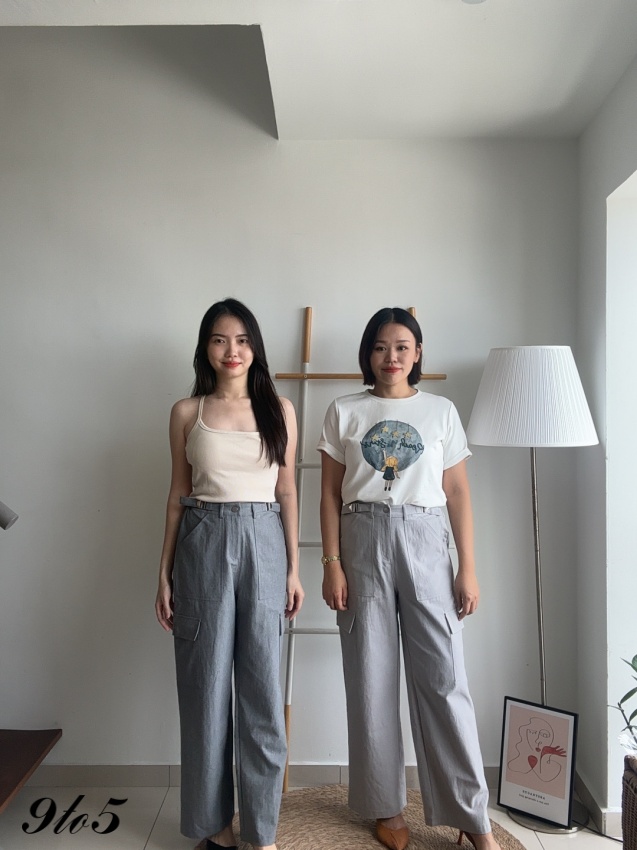 S1910 Cargo cotton long pants - 4 Colors 