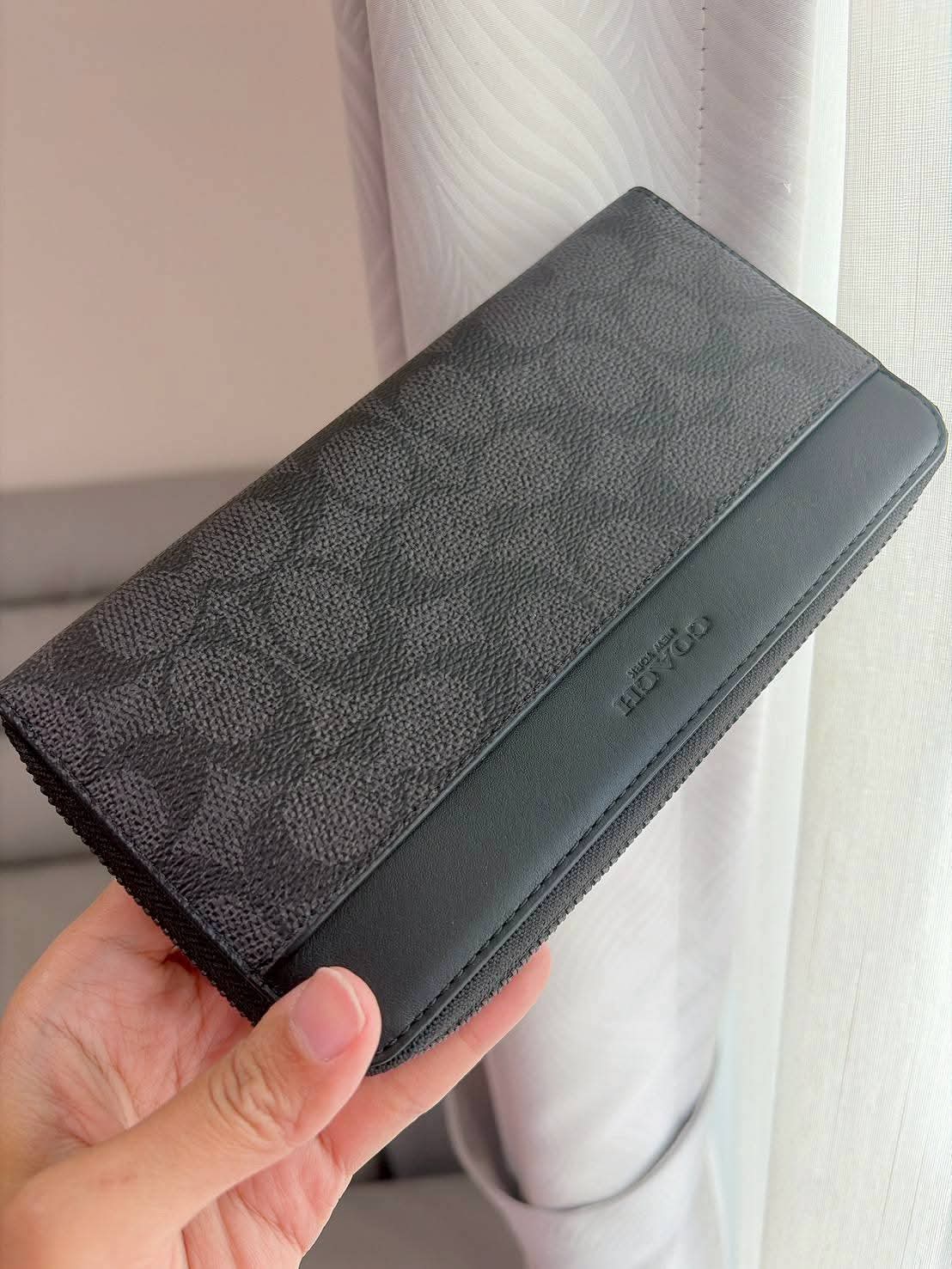 香港現貨-Coach men's long wallet 