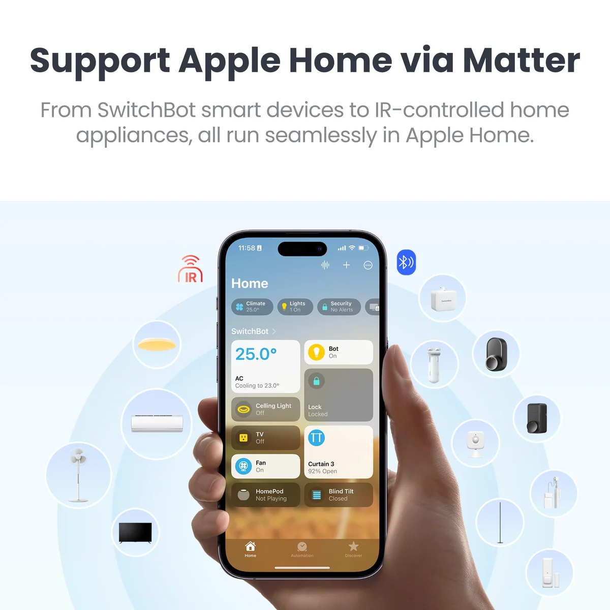 香港行貨 SwitchBot - Hub Mini 智能紅外線遙控整合智能管家 (支援Matter版本 直入HomeKit)