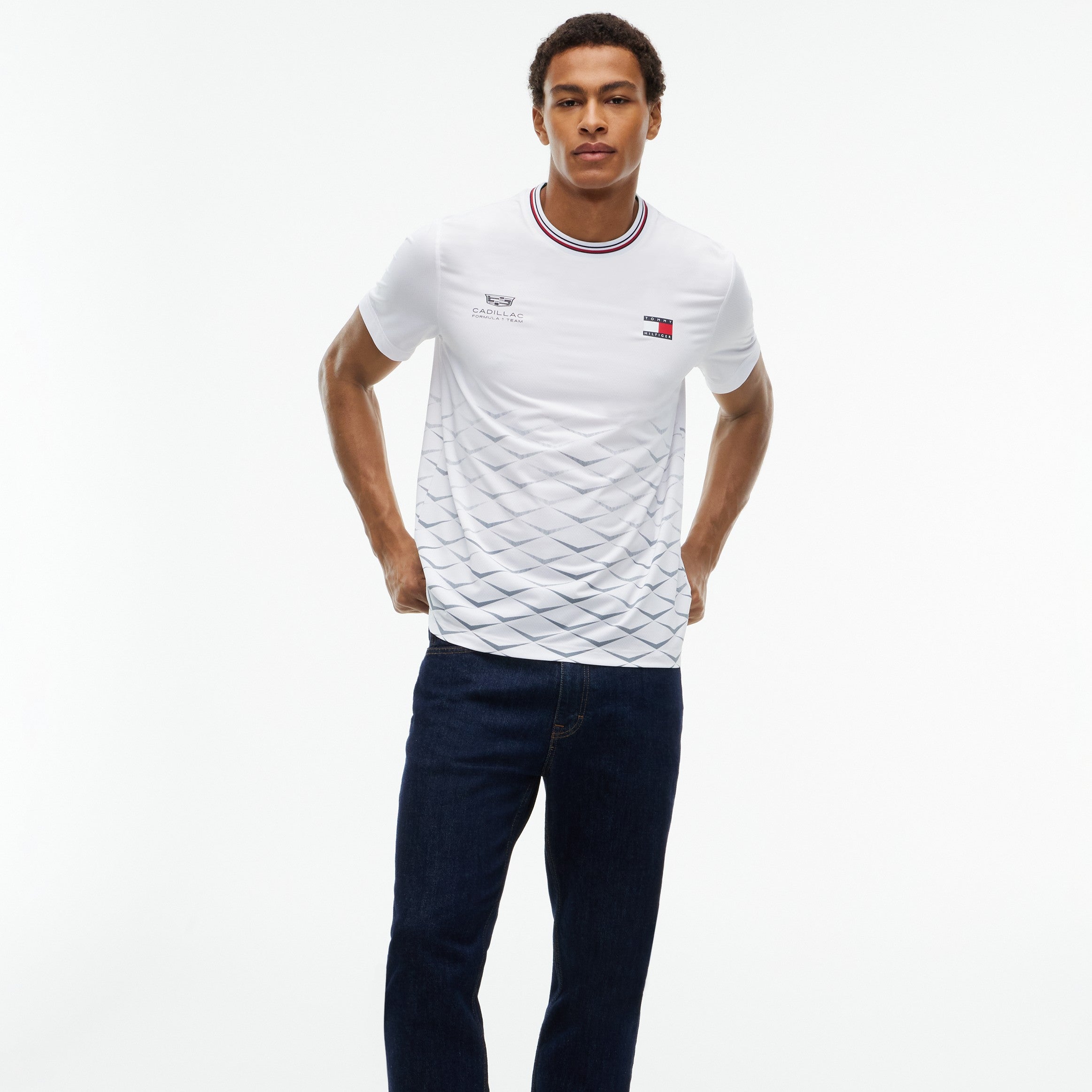 TH x Cadillac F1 Team 凱迪拉克車隊Sergio Perez 墨西哥特別版白色賽車服 MN0MN00145BDS