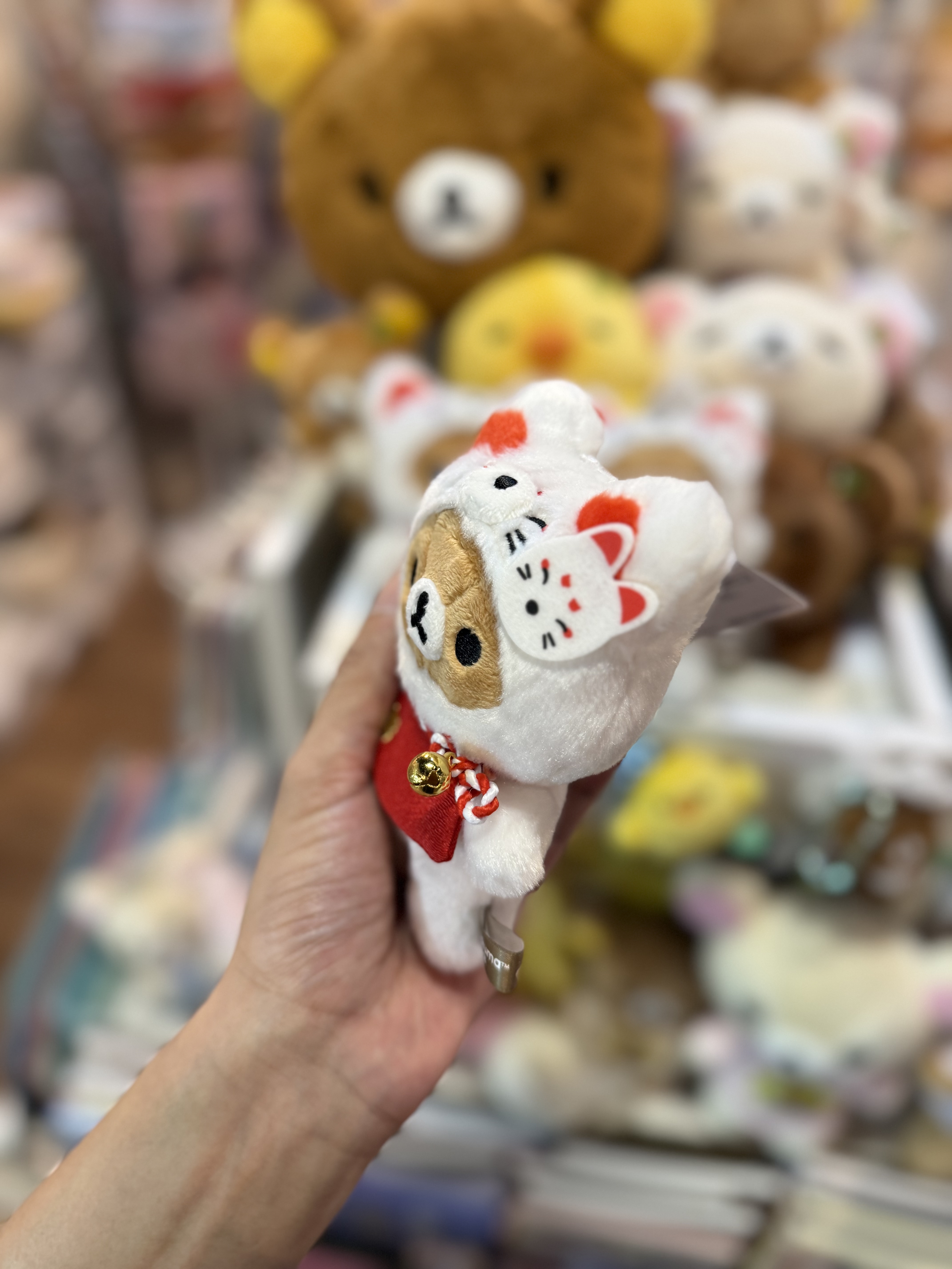 《現貨》日本京都店限定 Rilakkuma 白狐造型掛飾