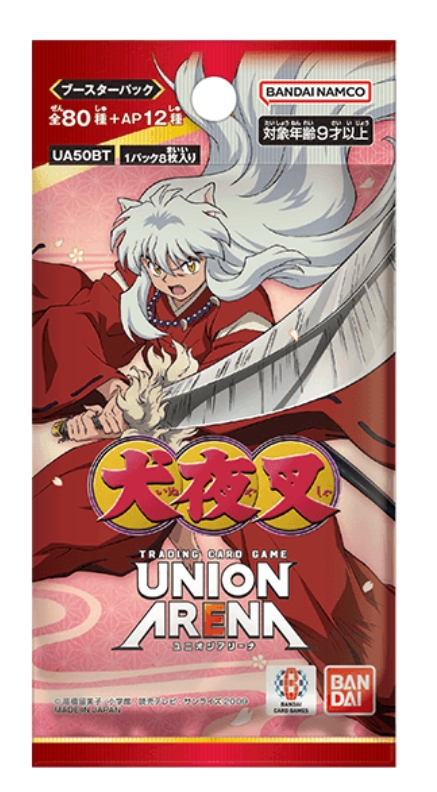Union Arena TCG Card Game Booster - Single Pack (Shadow, Inuysha,Chainsaw,Macross)