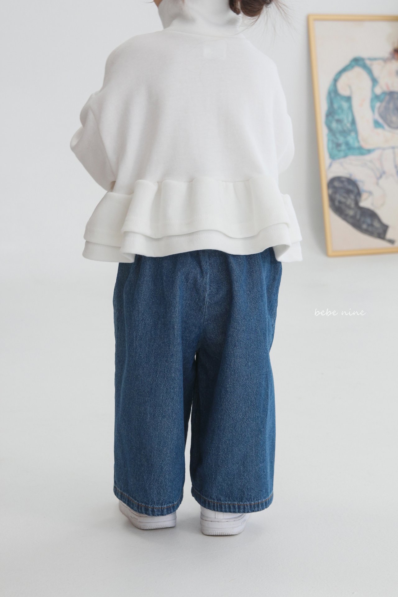 🌸預訂 韓國直送🌸🇰🇷Bebenine兩色日常寬鬆直腳牛仔褲