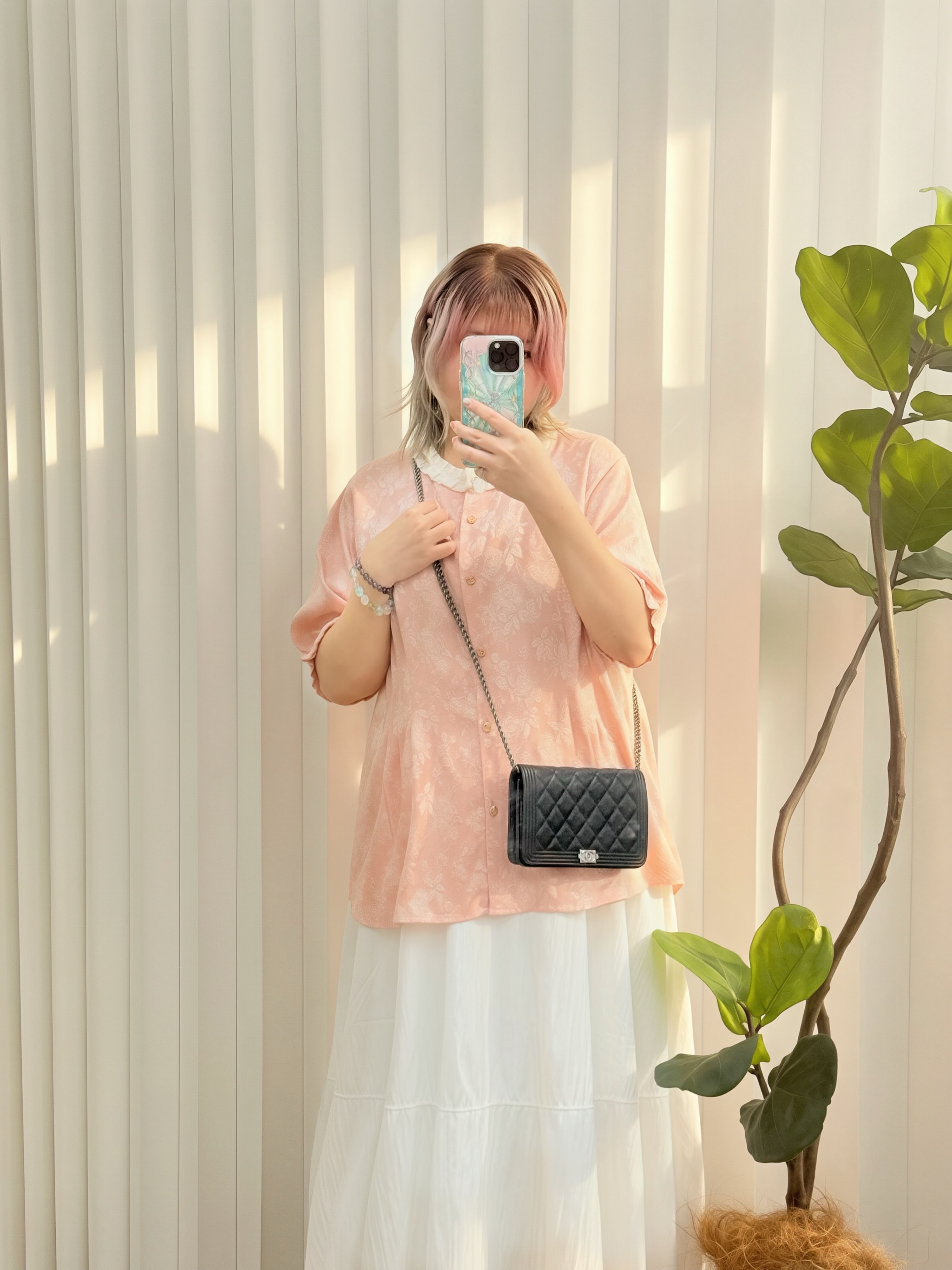 Chanel👜 PRE OWNED 🛍️黑色leboy woc 晶片款 全套 有單 🖤 