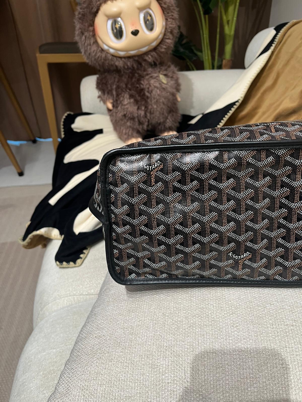 Goyard Anjou pm noir 100%Authentic,98%new✅dust bag✅pouch