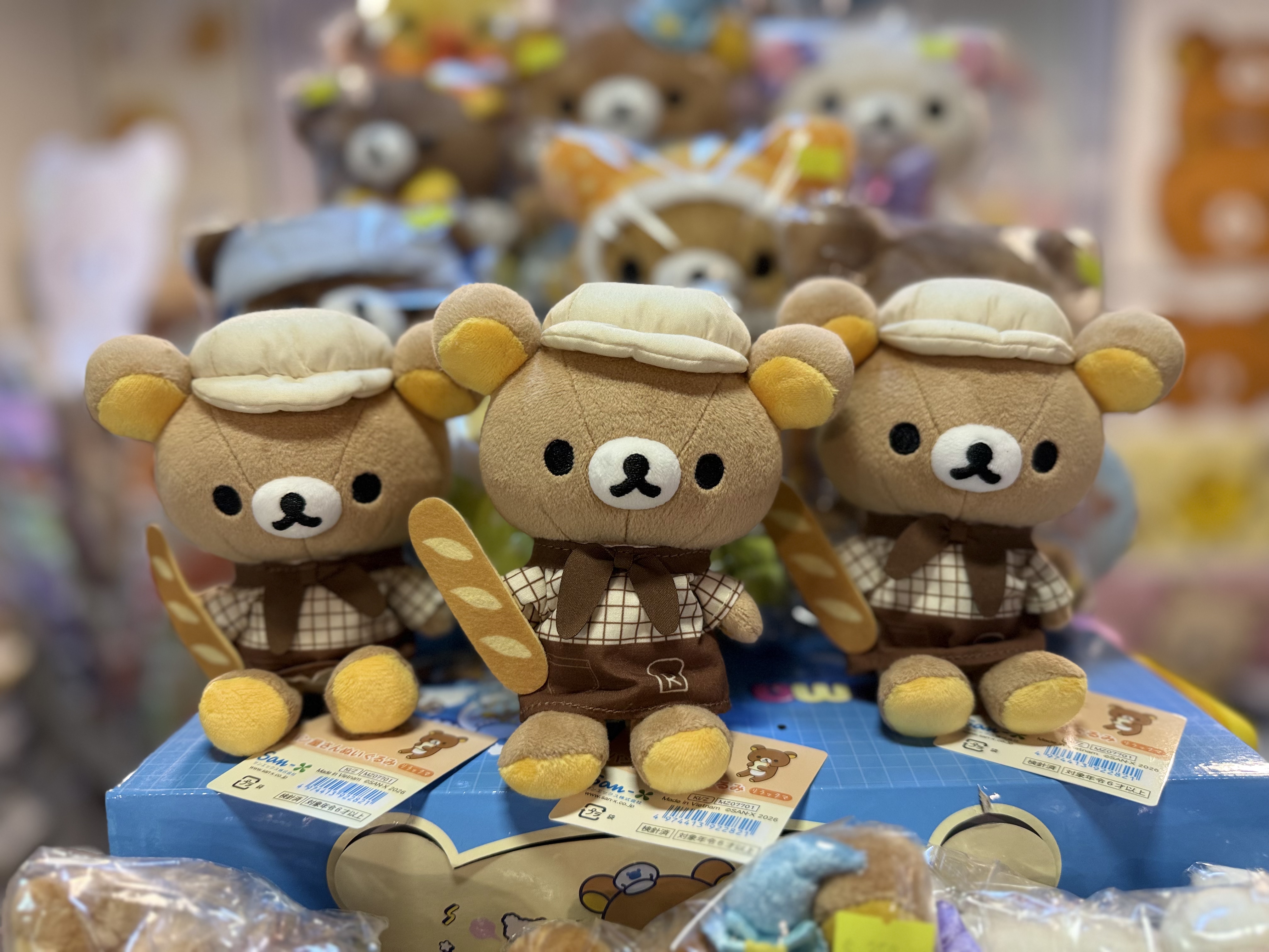 《現貨》全新Rilakkuma麪包造型公仔