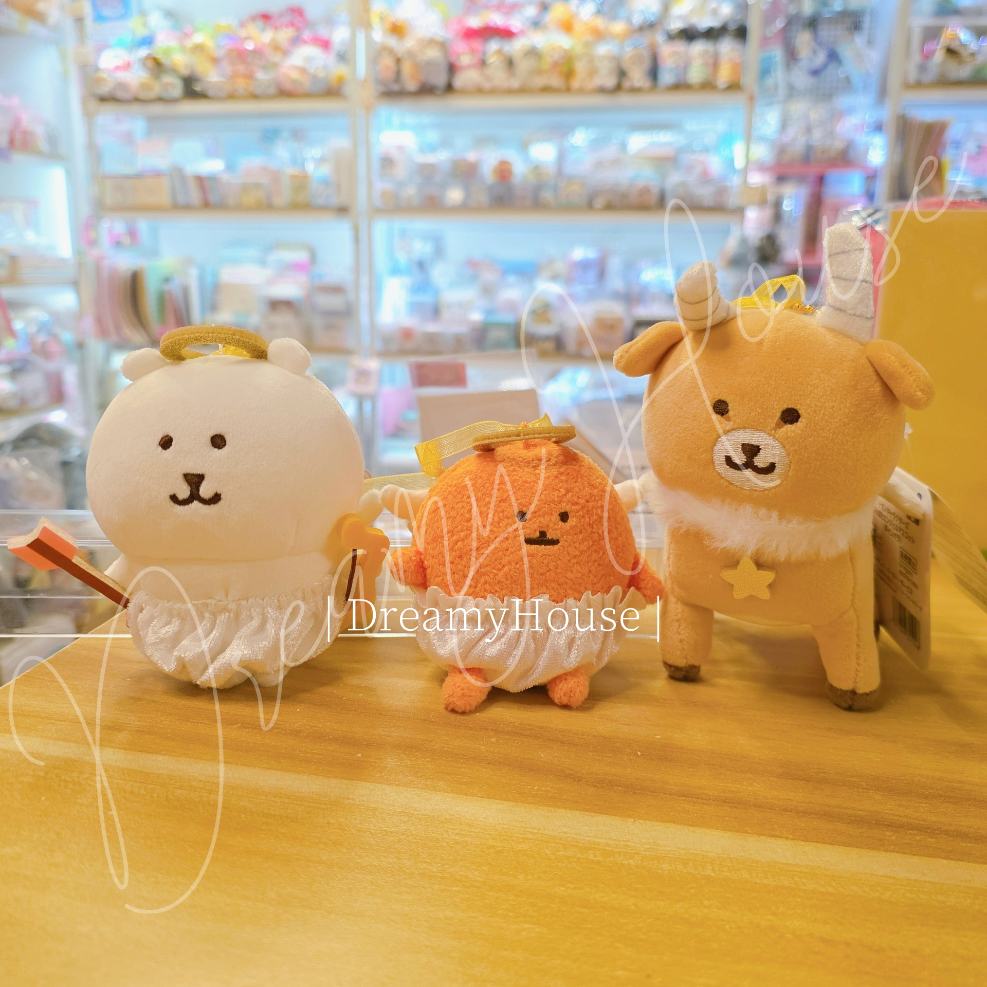 日本 nagano market joke bear 天使款 公仔吊飾