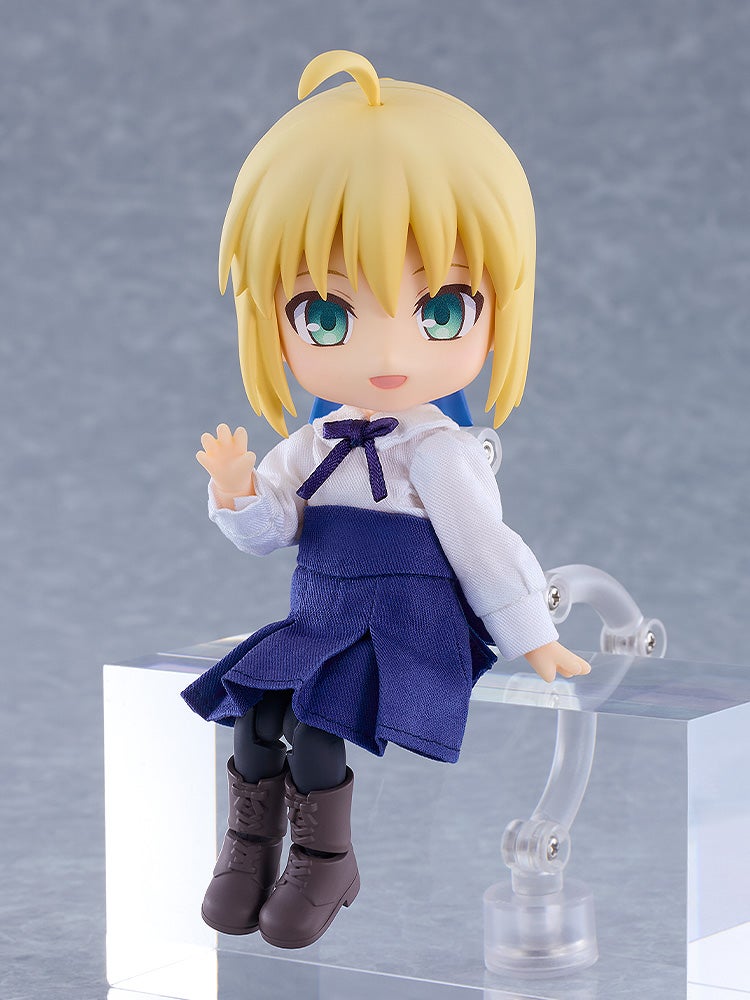 (預訂訂金 $200) (總價 $460) GSC Nendoroid Doll Fate/Grand Order Saber 便服Ver. 黏土娃 (行版)