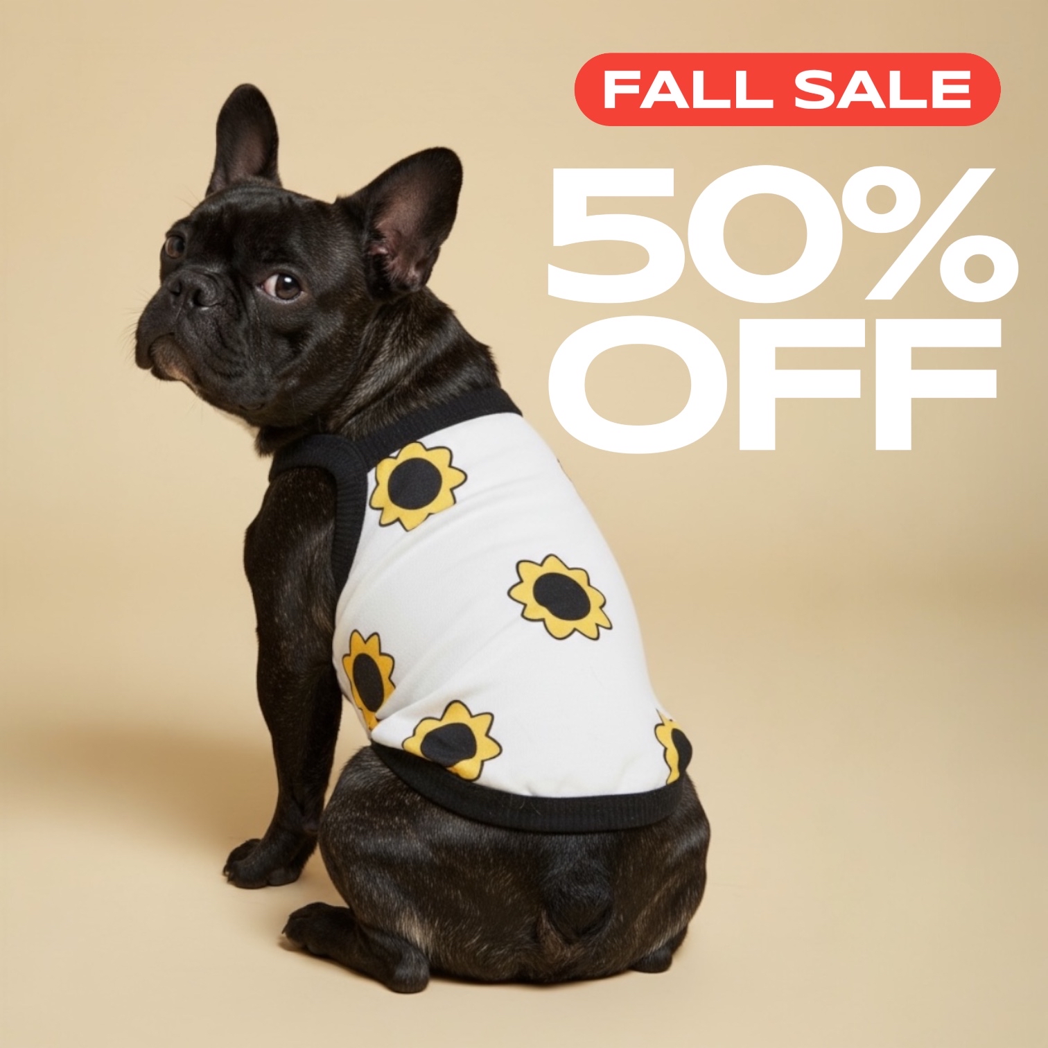 S450W 黃黑花花吊帶背心 Yellow and black floral camisole