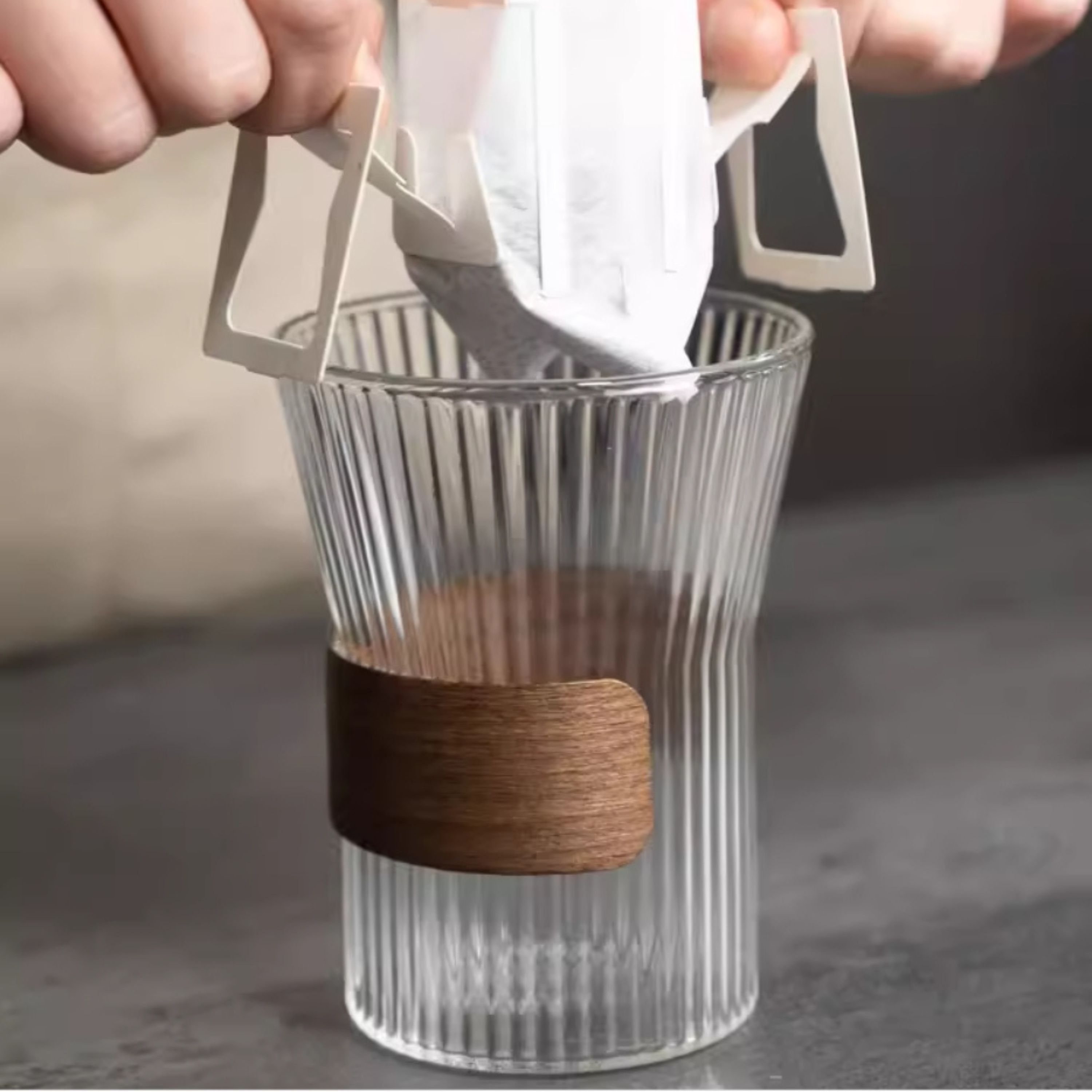 Heat-Resistant Glass Coffee Cup