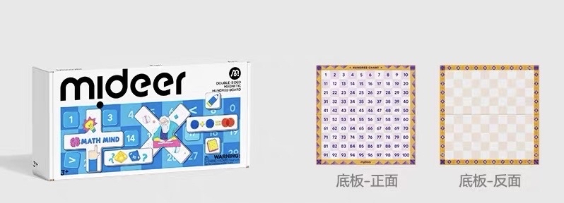 (F0622) 磁力數字板1-100