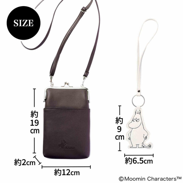 MOOMIN 扣環式智慧型手機單肩袋&掛飾    OB004038