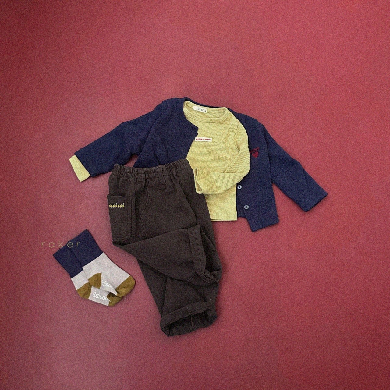 Raker | Heart Eyelet Cardigan