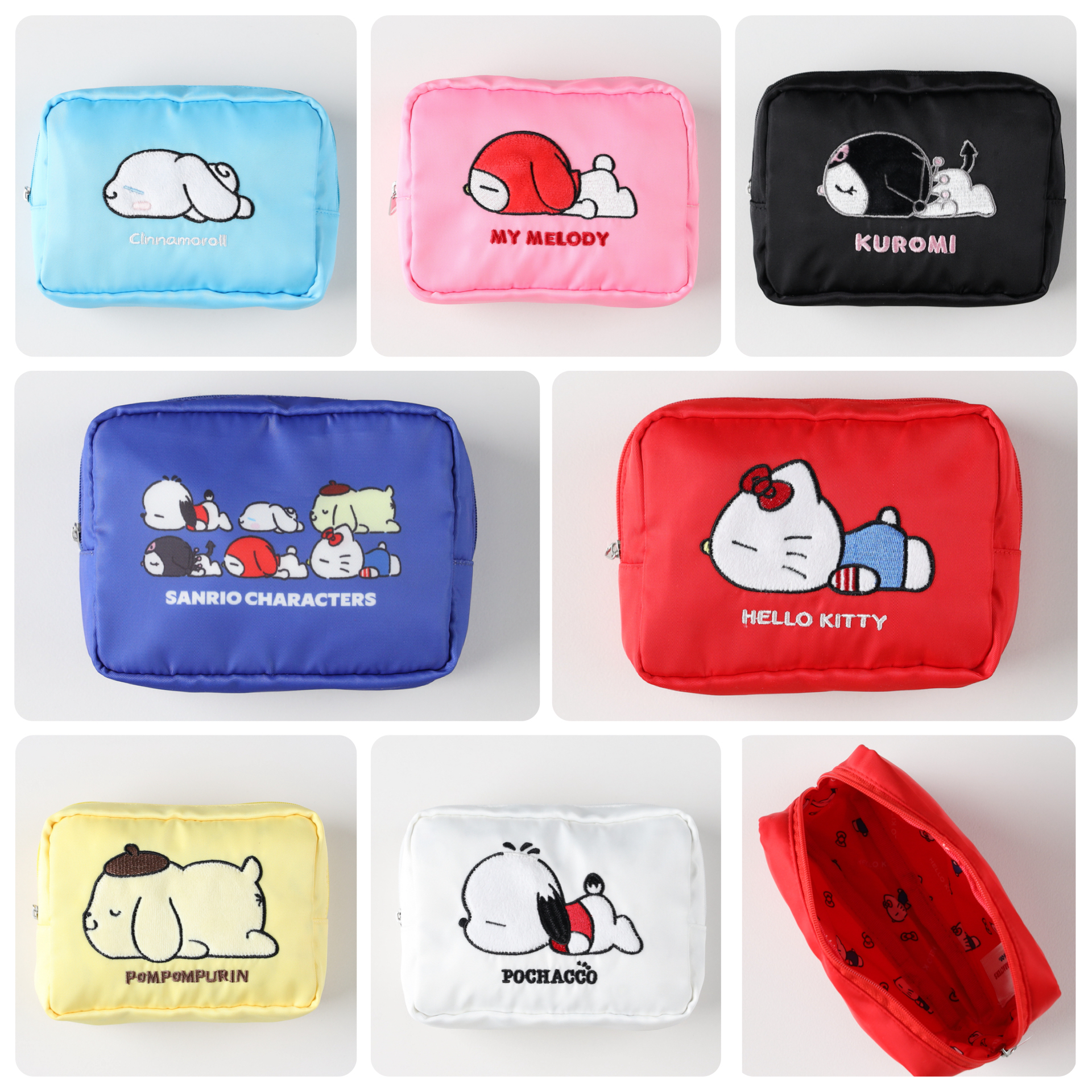 日本預訂📍日本Sanrio x Right On得意訓覺樣系列 - 拉鏈袋