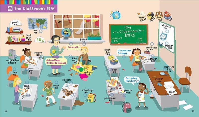 《Go! English Pictures 高飛英語大圖典》📖 （廣東話+英文+普通話）