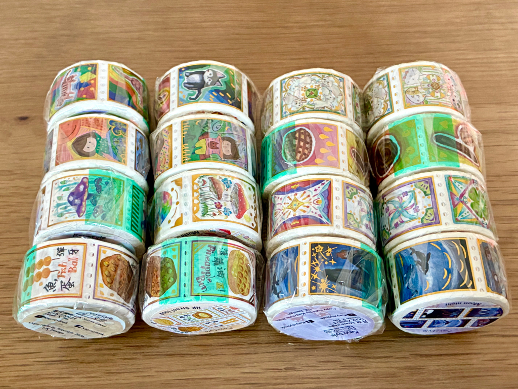 UK Collection 6 @2026 - Kayztyle Volume 21 Washi Tapes（Gold Foil）
