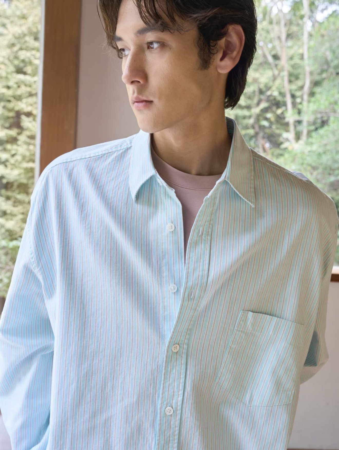 (推薦款) Striped casual shirt #sh16