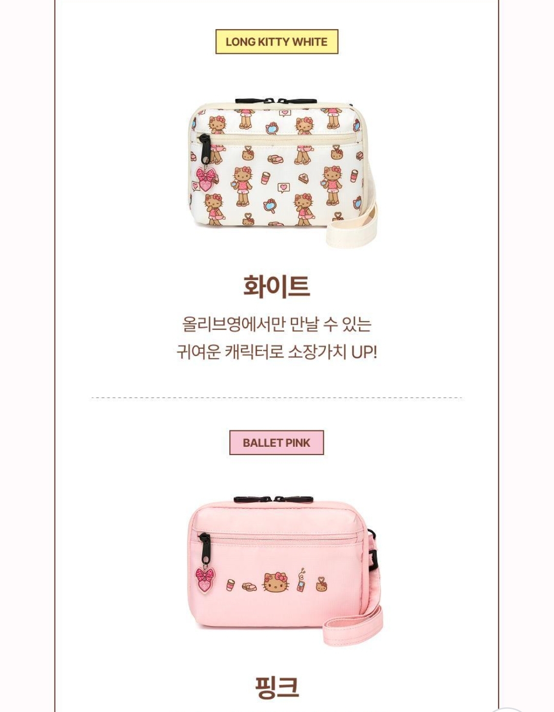 olive young Hello Kitty x Branden Safe Plus Wallet bag 防盜旅行 Wallet Bag