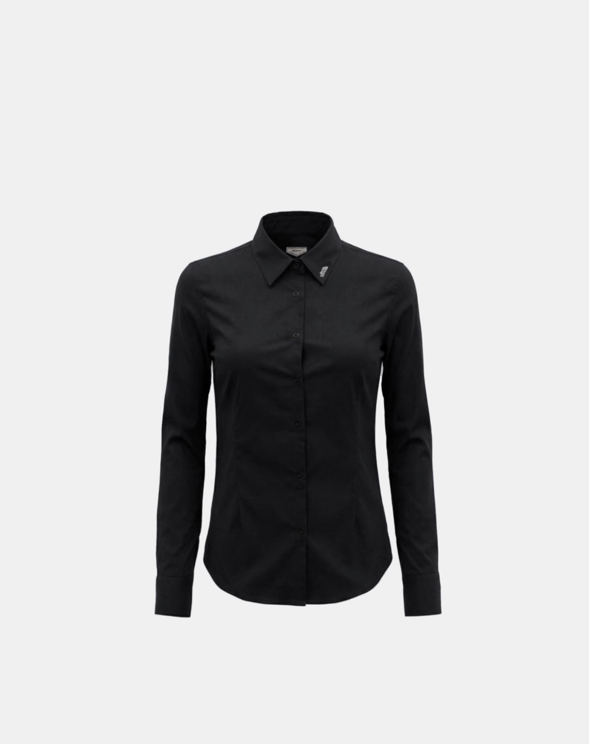 BADBLOOD [w-sht26-008] Uniform Classic Slim-Fit Dress Shirt - Black