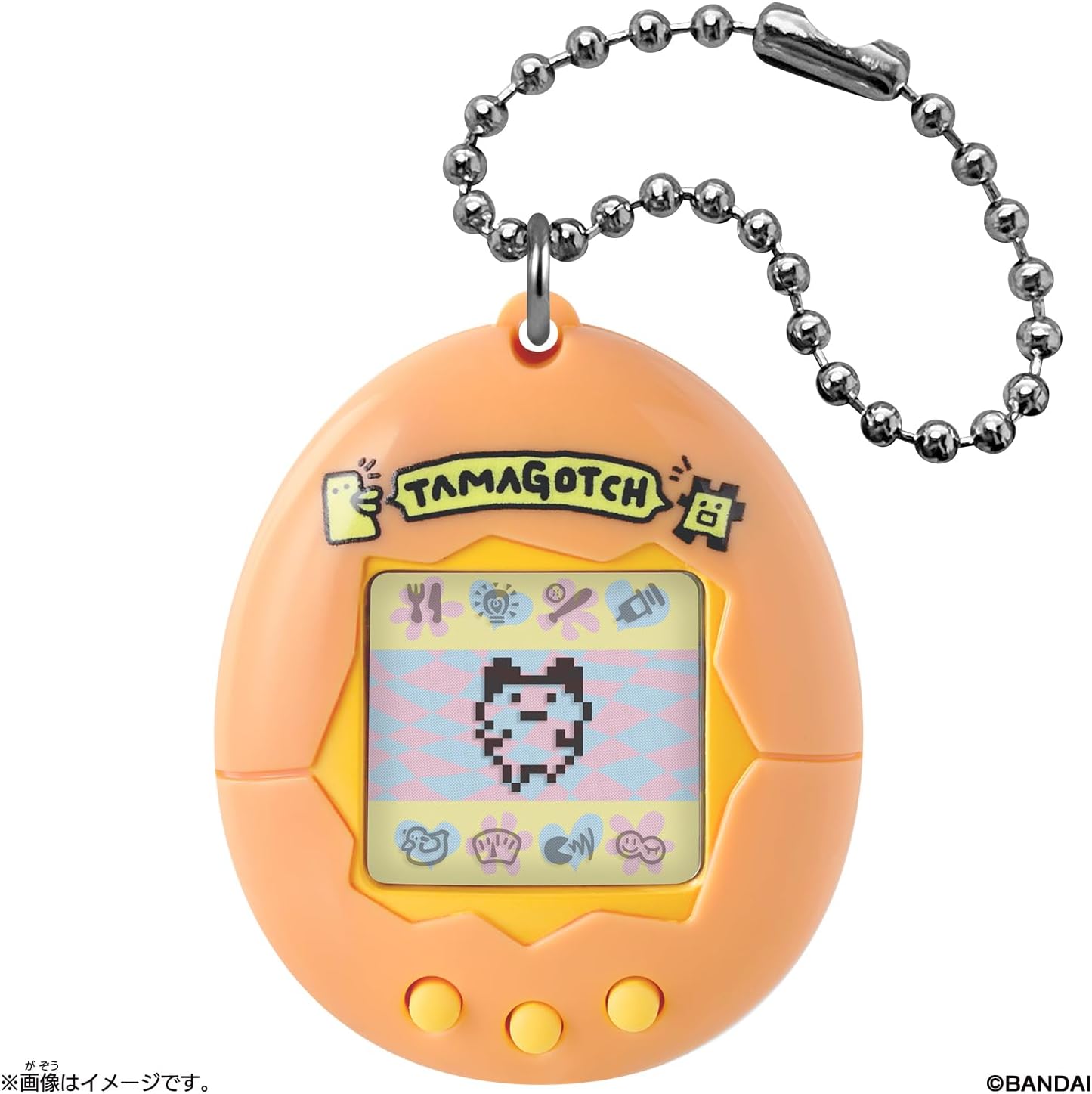 (預訂訂金 $100) (總價 $134) Bandai Original Tamagotchi Gen 1 Orange 他媽哥池 30週年初代機 橙色 (行版) 
