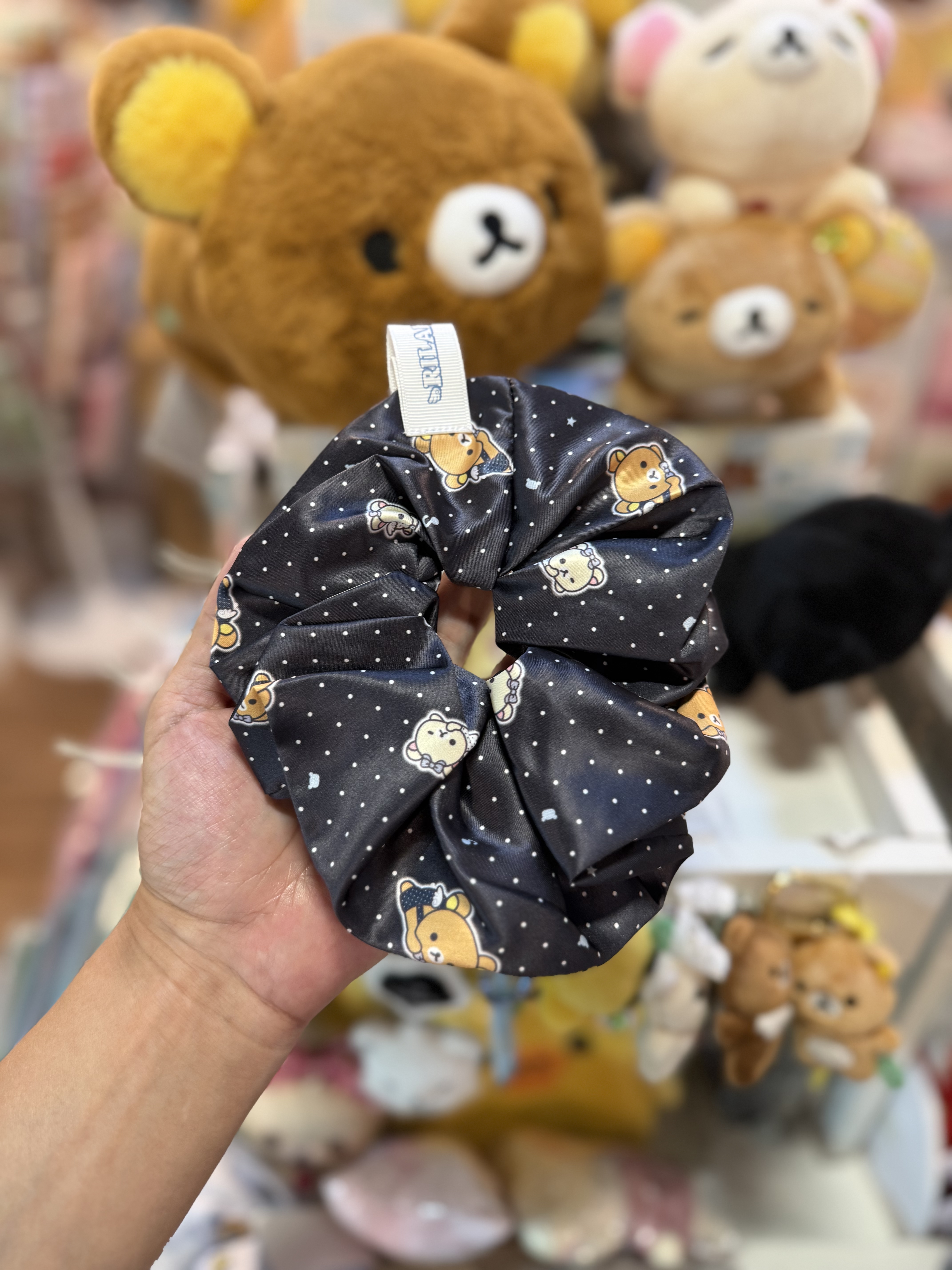 《現貨》全新Rilakkuma 黑白波點天使系列橡筋