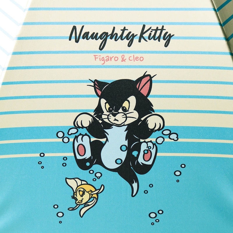  🎀【預訂】Disney 肉球柄防UV傘 - Figaro