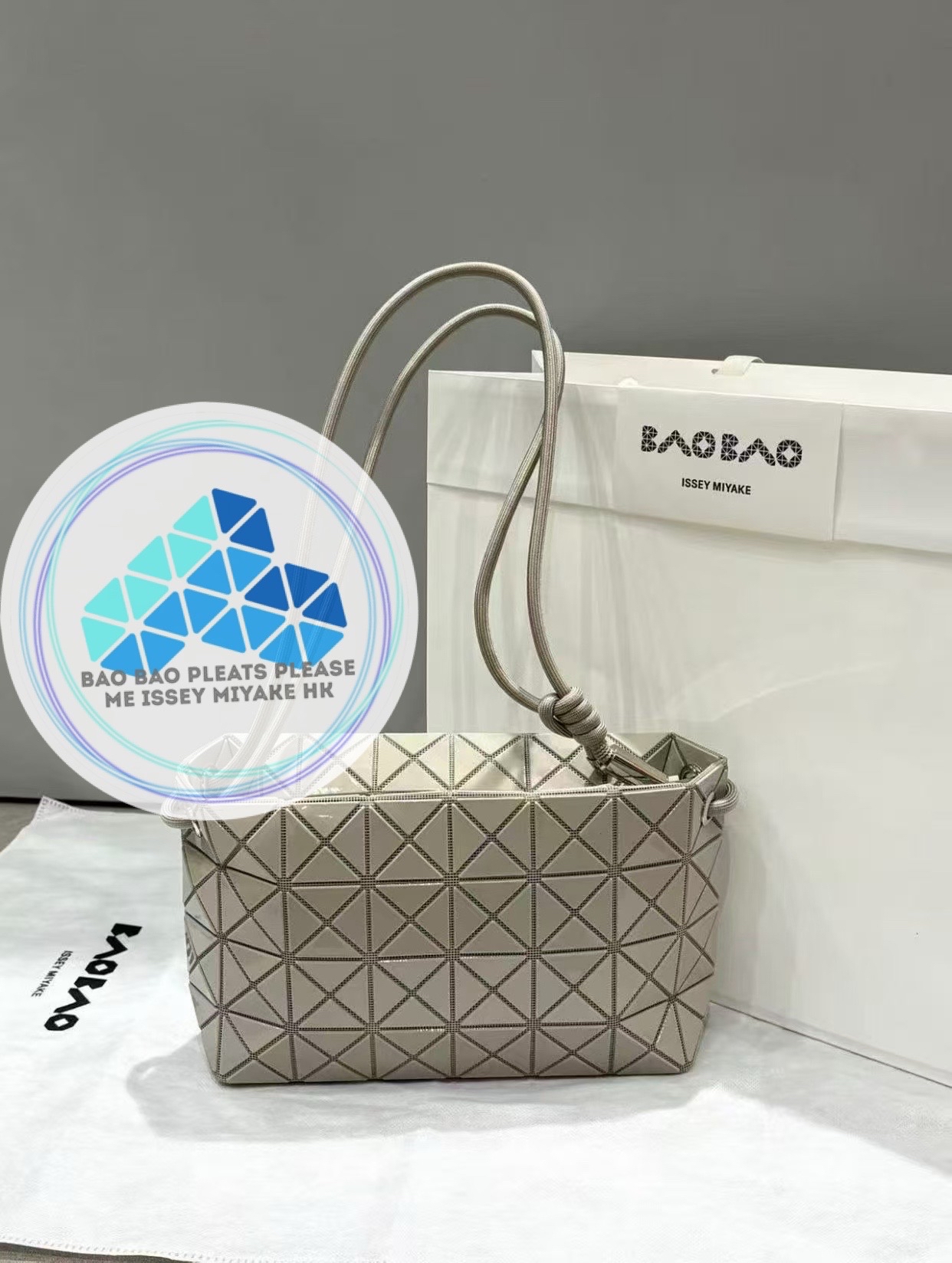  BAO BAO LOOP ONE-TONE長方箱型拉鍊斜孭袋crossbody bag