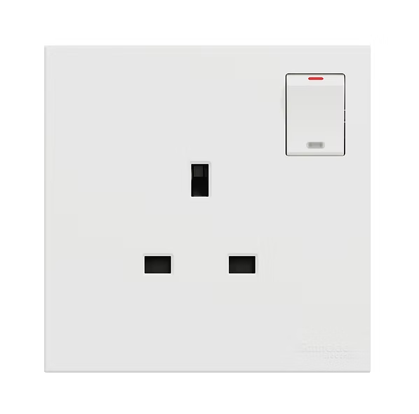 施耐德 奐然AvatarOn C 白 13A單蘇有掣 插座