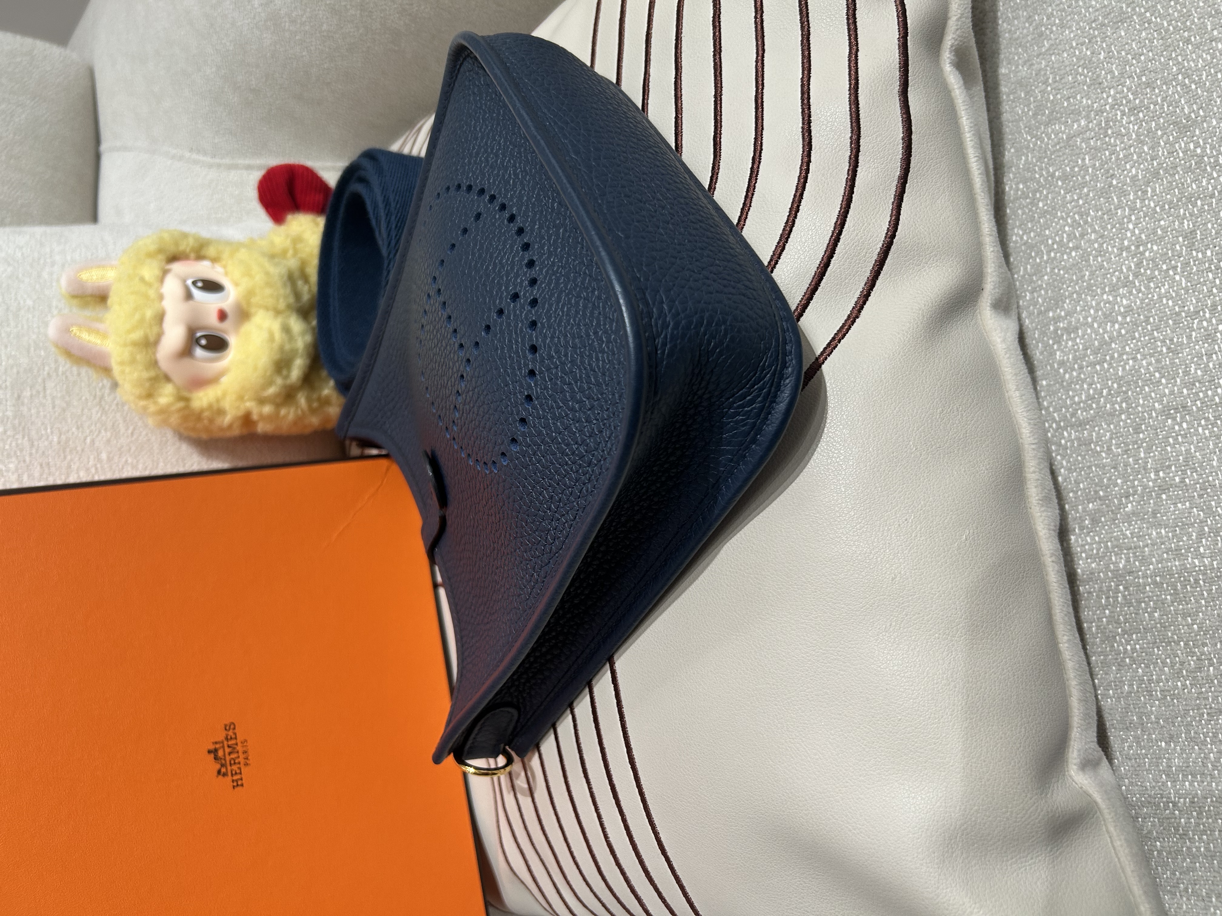 Hermes Mini Evelyne Stamp B 100%Authentic, 99%New ✅Dust bag ✅Box