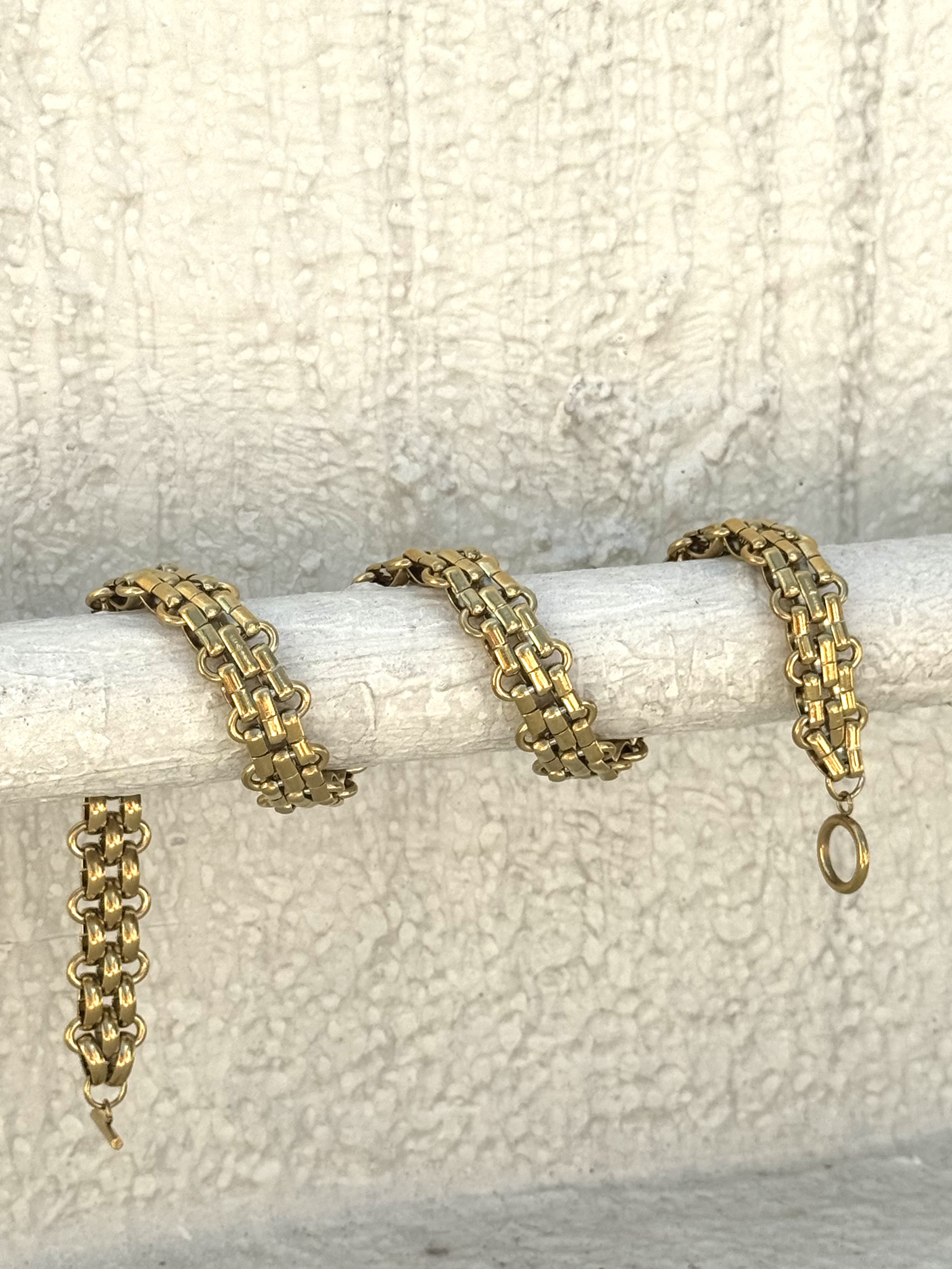 Gold thick chain stainless necklace