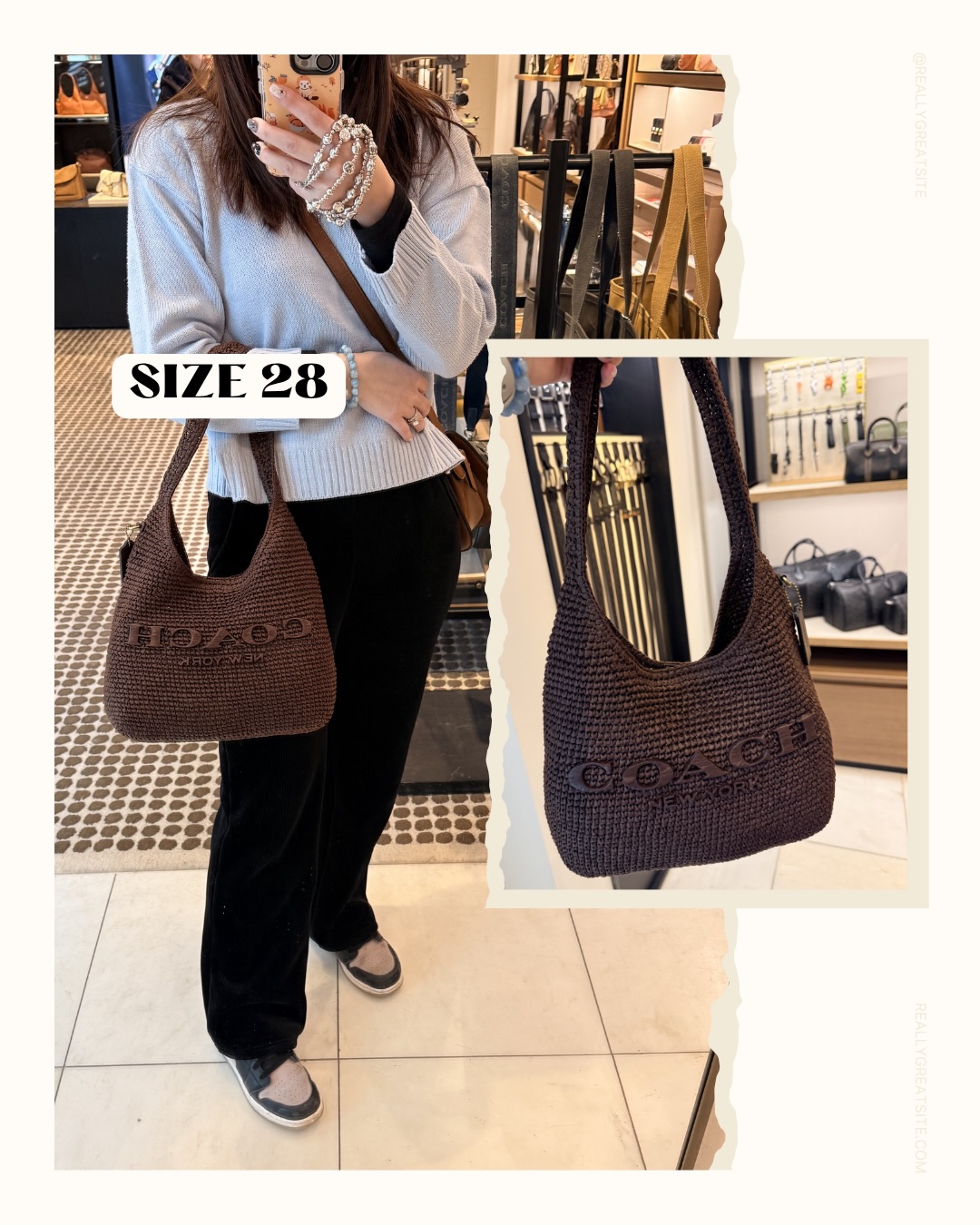 夏天編織款 Coach Brooklyn Shoulder Bag 28 / 34 