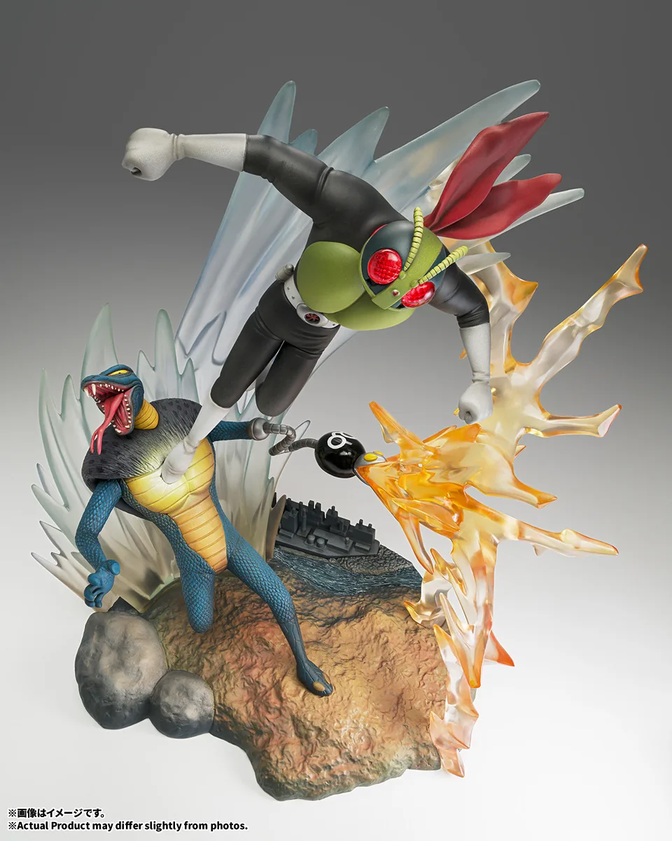 (預訂訂金 $400) (總價 $1016) Bandai Figuarts Zero 幪面超人 VS 眼鏡蛇男 (行版) Kamen Rider vs. Cobra Man