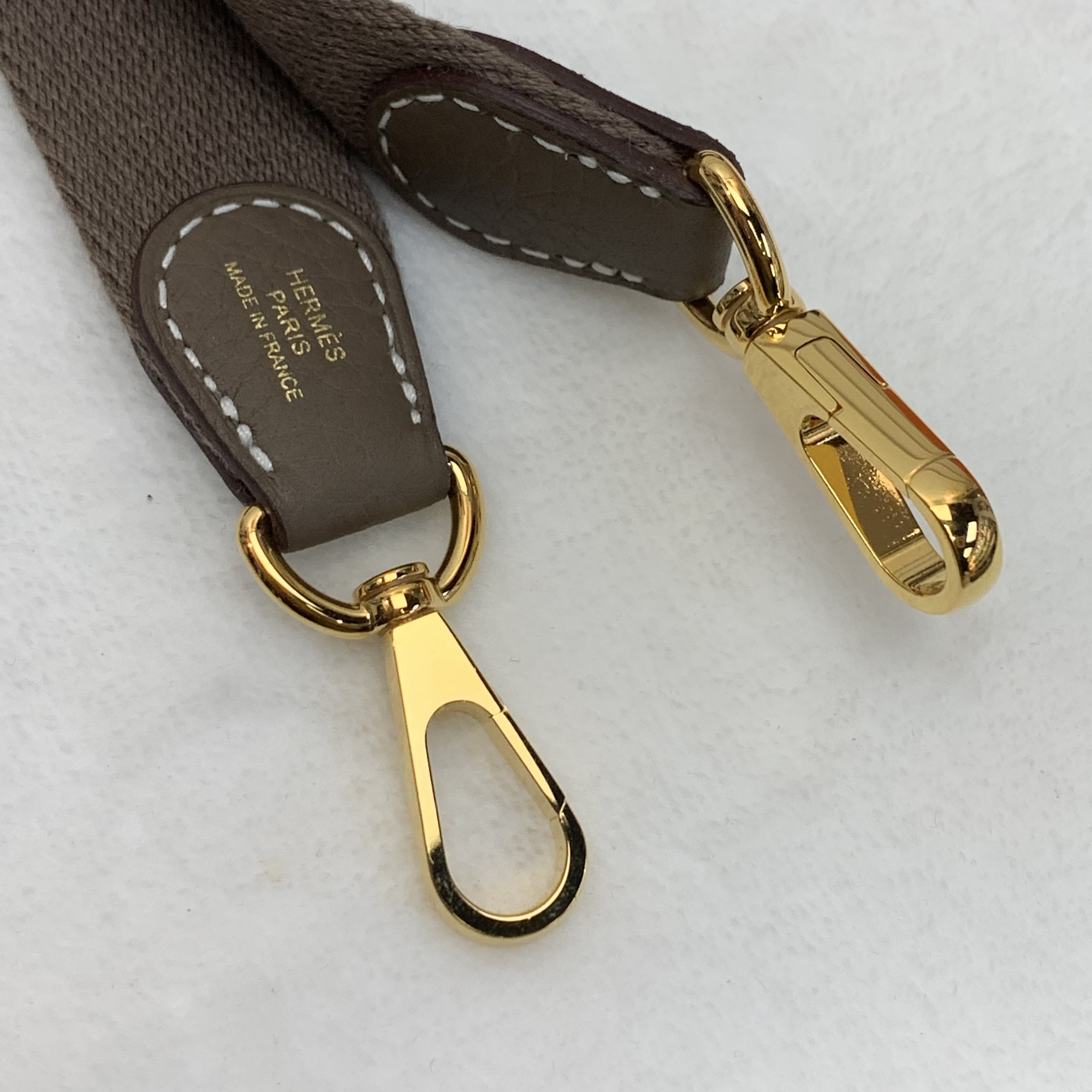 Full set閒置新Hermes Mini Evelyne 大象灰 K刻